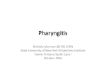 Pharyngitis - Michele Jones`Professional Portfolio