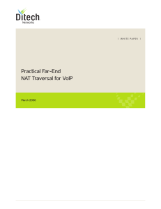 Practical Far-End NAT Traversal for VoIP Whitepaper PDF