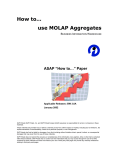 2 Architecture of MOLAP Aggregates in BW 3.0