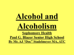 Alcohol and Alcoholism Power Point