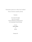 Protonation patterns in reduced and oxidized forms of electron