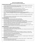 Clinical Trial Feasibility Checklist
