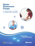 Baxter Elastomeric Pumps: Clinician Guide
