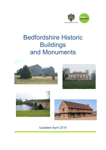 Bedfordshire Historic Buildings and Monuments