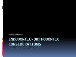 endodontic-orthodontic considerations