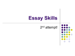 23_Essay Skills