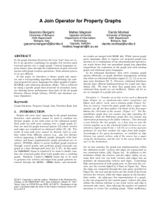 A Join Operator for Property Graphs - CEUR