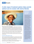 A wide range of treatment options helps provide optimal care for