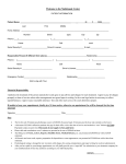 Forms for Dr. Nightingale`s office