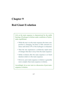 Chapter 9 Red Giant Evolution