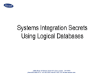 Systems Integration Secrets Using Logical Databases