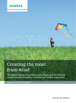 Creating the most from wind