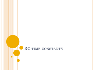RC time constants