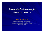 Current Medications for Seizure Control