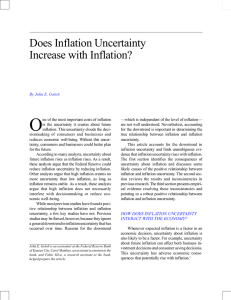 Does Inflation Uncertainty Increase with Inflation?