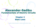 Fundamentals of Electric Circuits