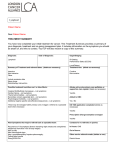 Treatment Record Summary Template