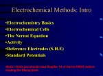 Electrochemical Methods: Intro