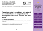 Climate variability over the last 2000 years