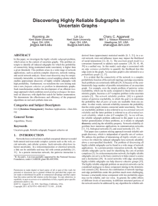 Discovering Highly Reliable Subgraphs in