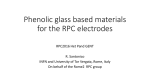 The phenolic glass: a new material for the RPC electrodes