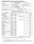 commercial / industrial customer information sheet