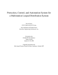 Protection, Control, and Automation System for a