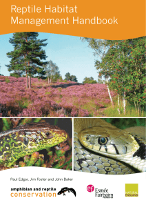 Reptile Habitat Management Handbook