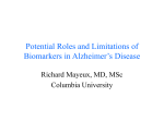 Use of Biomarkers in Epidemiology