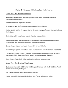 Chapter 5: Europeans Settle throughout North America Lesson One