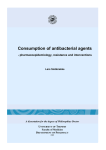Consumption of antibacterial agents