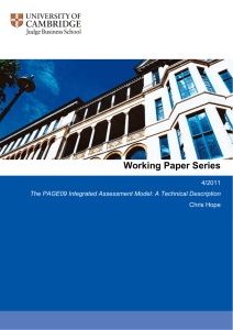 The PAGE09 Integrated Assessment Model: A Technical Description