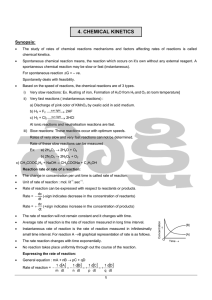 4. chemical kinetics