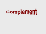 Complement - microbiology and immunology on-line