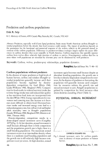 Predation and caribou populations