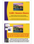 EJB3: Session Beans - Custom Training Courses