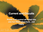 Electrical Current and Circuits
