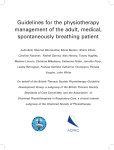 Guidelines for the physiotherapy management of the adult