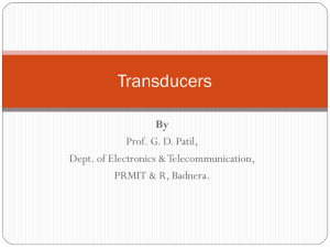 Transducers - Mitra.ac.in