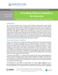 Food-Based Dietary Guidelines: An Overview