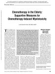 Chemotherapy in the Elderly: Supportive Measures for