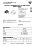 Optocoupler, Phototransistor Output, with Base Connection, High