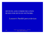 Lesson-6: Parallel port at devices