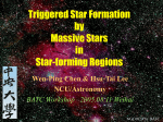 Triggered Star Formation by Massive Stars in Star