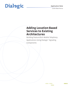 Adding Location-Based Services to Existing Architectures