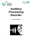 Do You Suspect Auditory Processing Difficulties