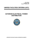 UFC 3-550-01 Exterior Electrical Power Distribution