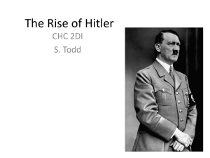 The Rise of Hitler