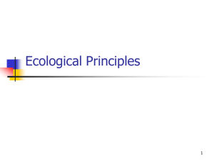 Ecological Principles