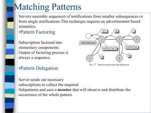 Matching Patterns